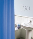 cortina de ducha LISA azul oscuro | plastisan